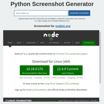 Python Screenshot Generator