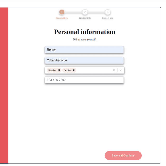 React Questionarie App