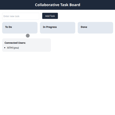 React Task Board Real-time